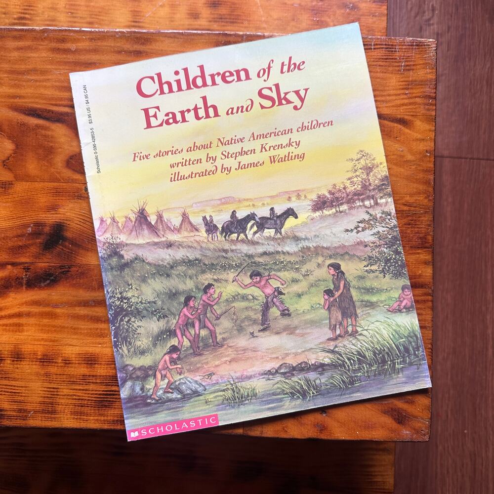 Vintage 1991 Children of the Earth and Sky Native American Paperback Book